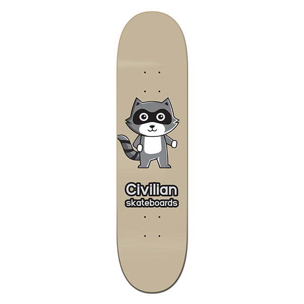 Raccoon Skateboard Deck – Civilian Wildlife Series
