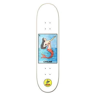 La Sirena Skateboard Deck – Civilian Loteria Series