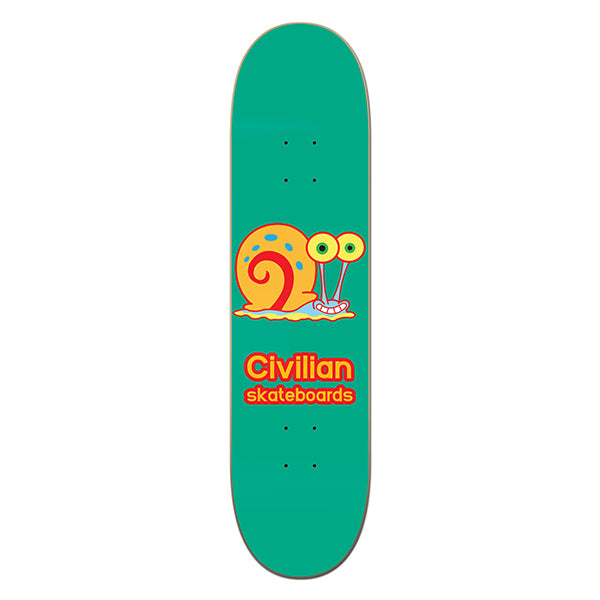 Snail (Teal) Skateboard Deck – Civilian Wildlife Series