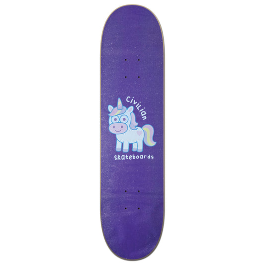 Unicorn Skateboard Deck – Civilian Sparkle Series