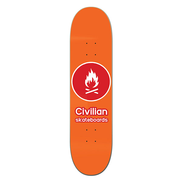 Campfire Skateboard Deck – Civilian Camp Vibes Series