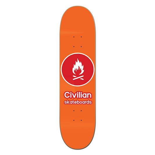 Campfire Skateboard Deck – Civilian Camp Vibes Series