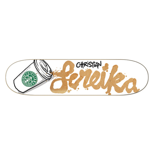 Christian Sereika Coffee OG White Skateboard Deck – Civilian