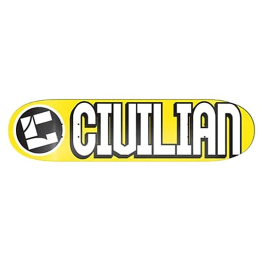 Icon Yellow Skateboard Deck – Civilian