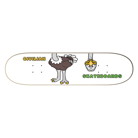 Ostrich Skateboard Deck – Civilian Stretched Series