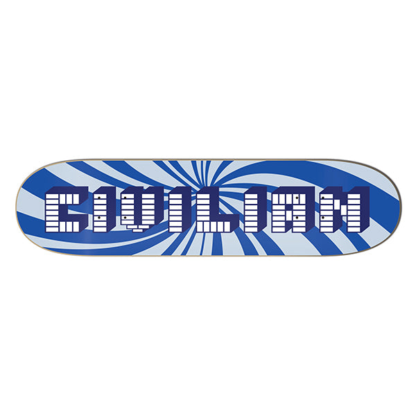Swirls Blue Skateboard Deck – Civilian Candy Series