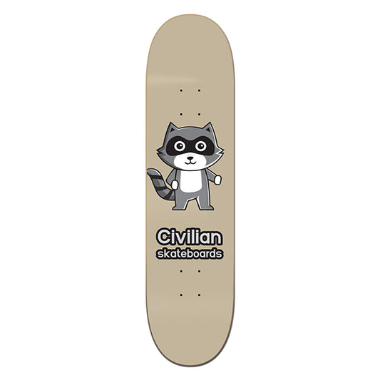 Raccoon Skateboard Deck – Civilian Wildlife Series