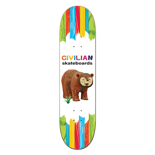 Grizzly Bear Skateboard Deck – Civilian Bookworm Series