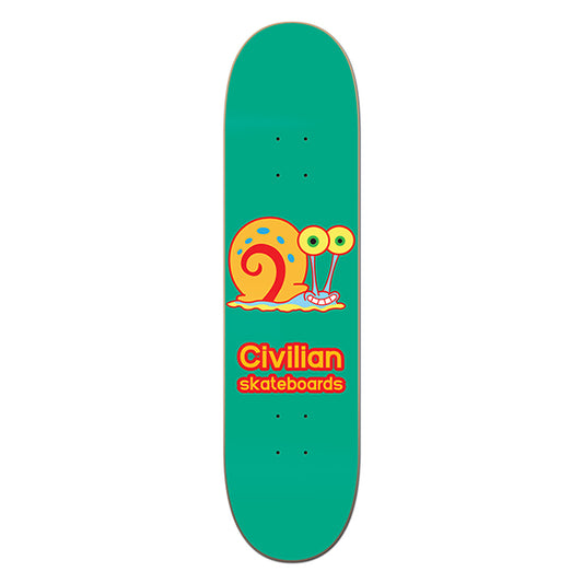 Snail (Teal) Skateboard Deck – Civilian Wildlife Series