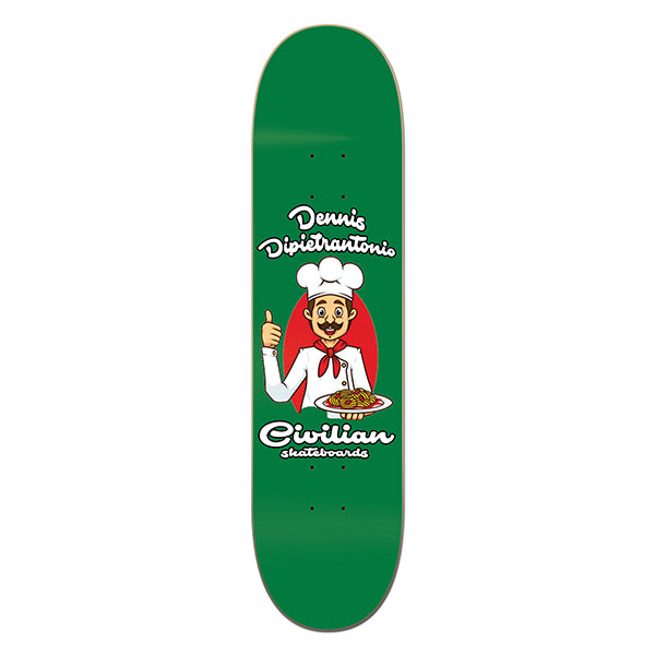 Dennis Diepietrantonio Pizza Guy (Green) Skateboard Deck – Civilian